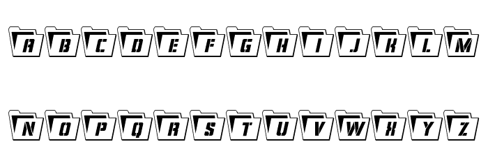 Eyes Only Outline Condensed Font LOWERCASE
