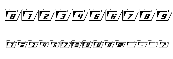 Eyes Only Outline Italic Font OTHER CHARS