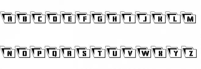 Eyes Only Outline Semi-Condensed Leftalic Schriftart Kleinbuchstaben
