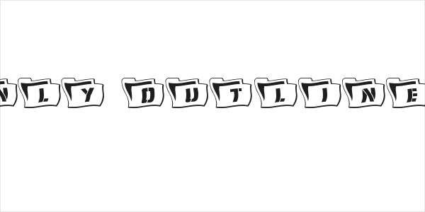 Eyes Only Outline Wavy 2 Logo