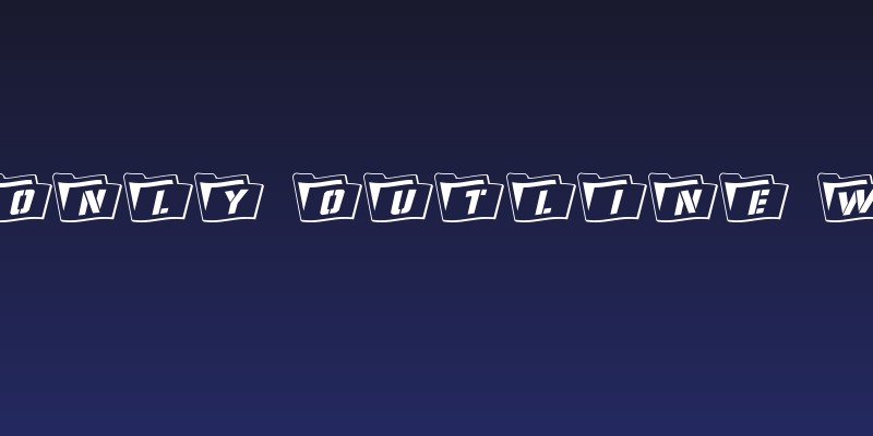 Eyes Only Outline Wavy 3 Social Header