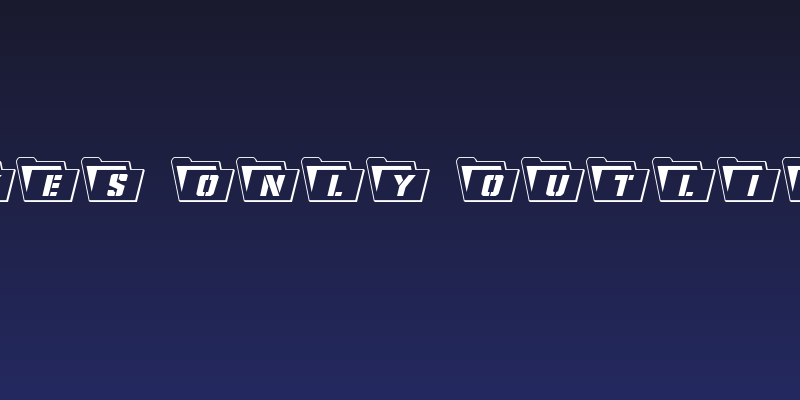 Eyes Only Outline Social Header