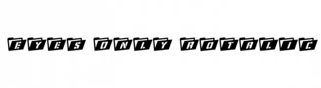 Eyes Only Rotalic  Fuentes Gratis Descargar
