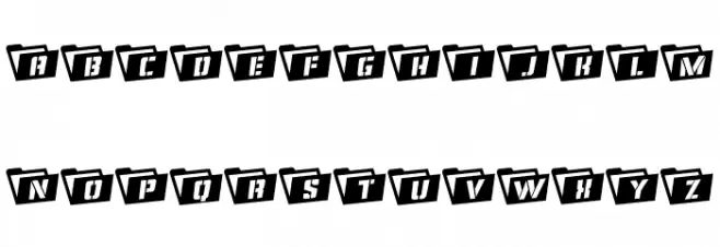 Eyes Only Rotated 字体 大写