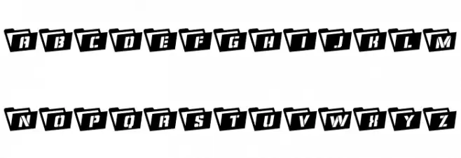 Eyes Only Rotated Font Litere mici