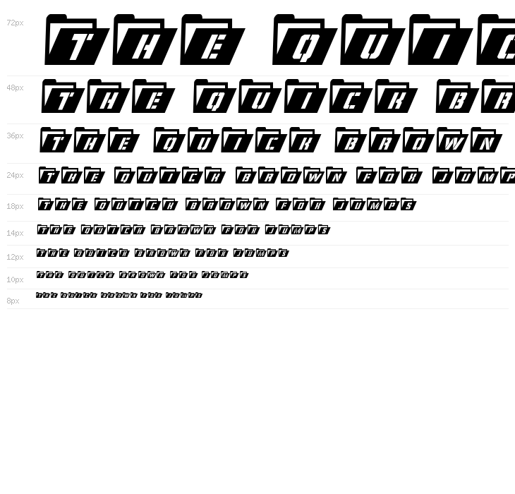 Eyes Only Semi-Condensed Italic Waterfall