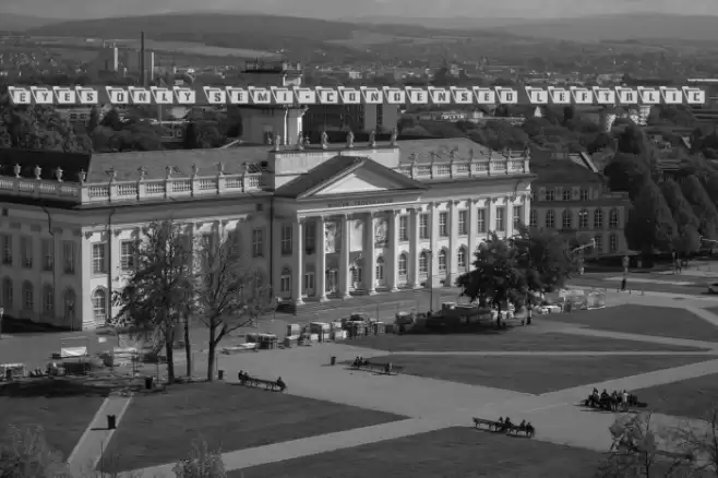 Eyes Only Semi-Condensed Leftalic Font examples