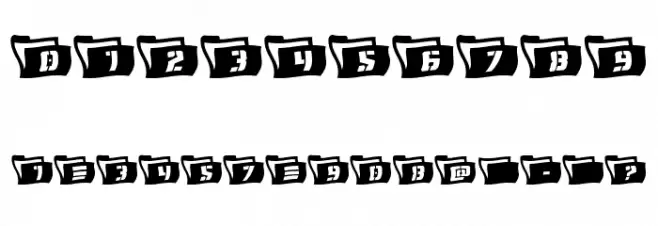 Eyes Only Wavy 2 Font OTHER CHARS