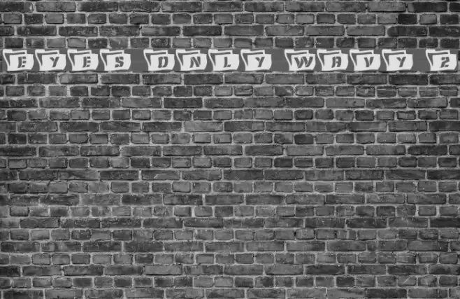 Eyes Only Wavy 2 Font examples