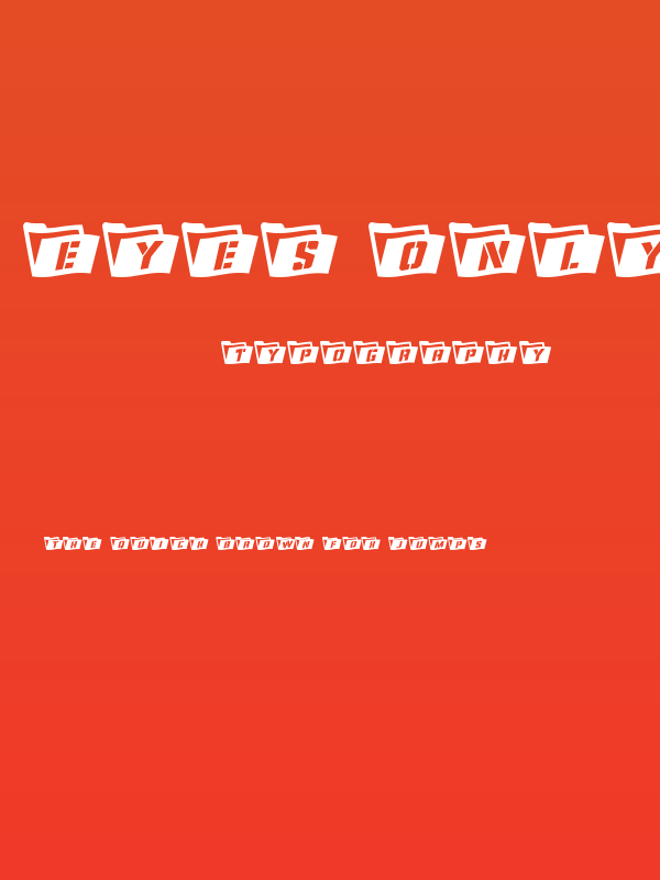 Eyes Only Wavy 3 Poster