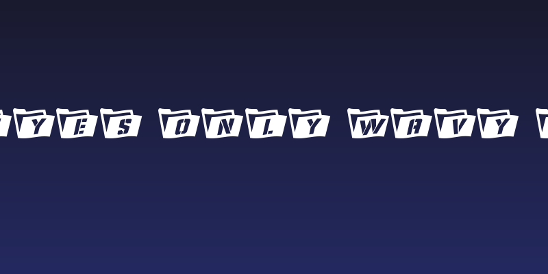 Eyes Only Wavy 3 Social Header