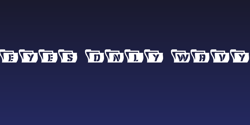 Eyes Only Wavy Social Header
