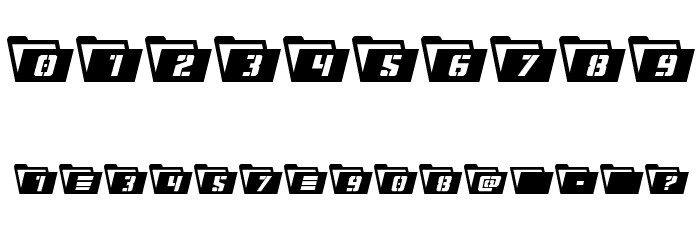 Eyes Only Font OTHER CHARS
