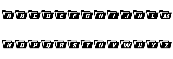 Eyes Only Font LOWERCASE