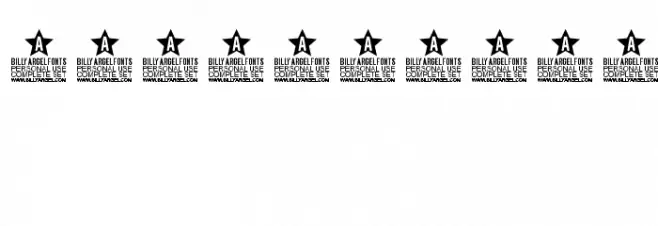 Eyes Wide Open Bold Personal Use Font OTHER CHARS