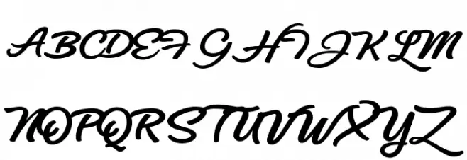 Eyes Wide Open Bold Personal Use 字体 大写