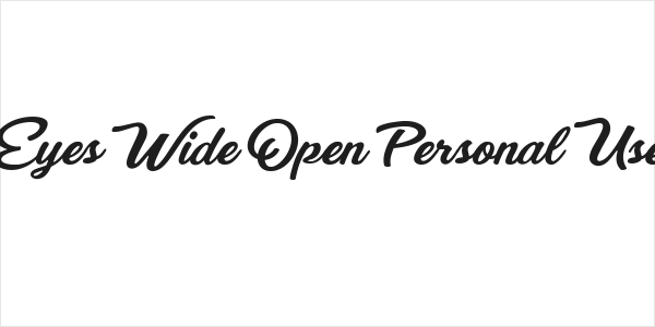 Eyes Wide Open Personal Use Logo