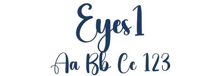 Eyes1 Font Preview