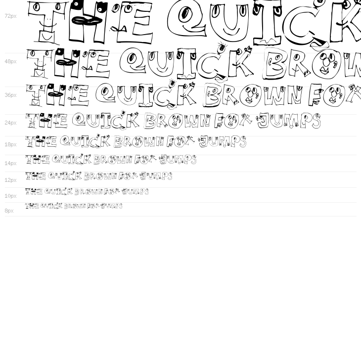 EyesAlphabet Waterfall