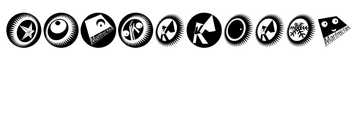 EyesAndSoOn Font OTHER CHARS