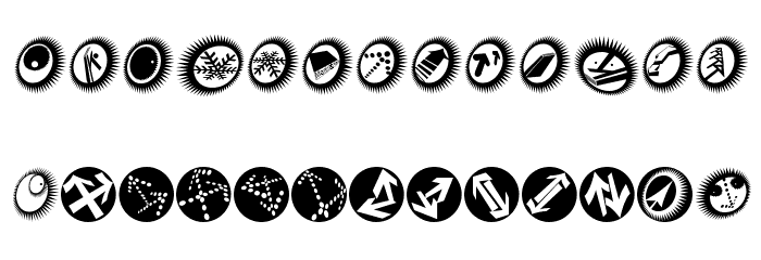 EyesAndSoOn Font LOWERCASE