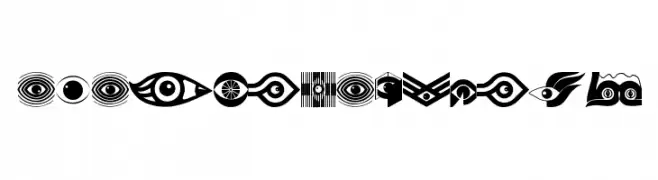 EyesAugenMouth  Frei Schriftart Herunterladen