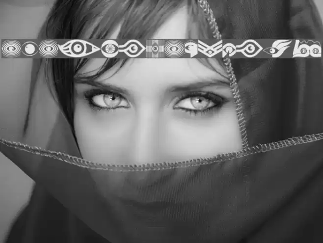 EyesAugenMouth Font examples