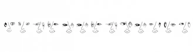 EyesNoseMouth  免费字体下载