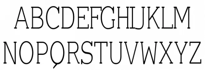 EyevoxSerif Regular 字体 大写