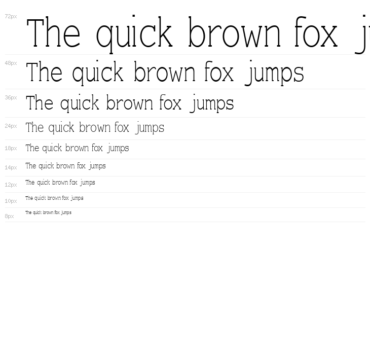 EyevoxSerif Regular Waterfall