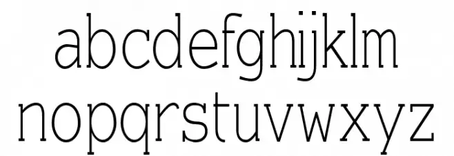 EyevoxSerif Regular Font Litere mici