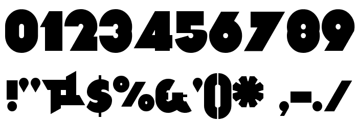 Eygptian Font OTHER CHARS