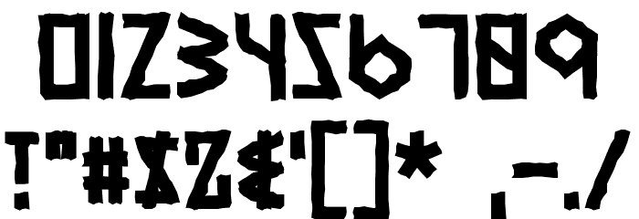 Eyvindr Bold Font OTHER CHARS