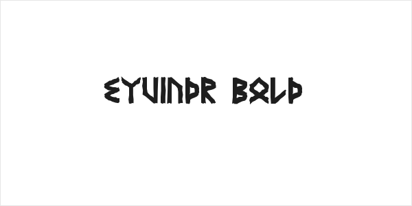 Eyvindr Bold Logo