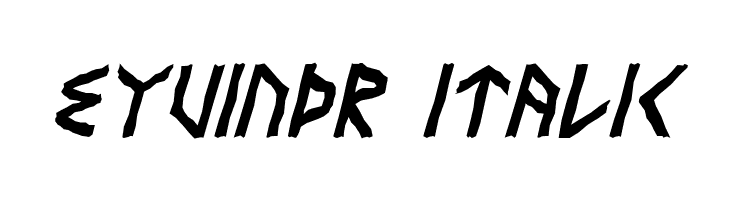 Eyvindr Italic Font
