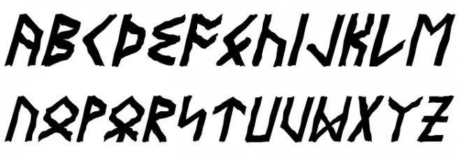 Eyvindr Italic خط أحرف كبيرة