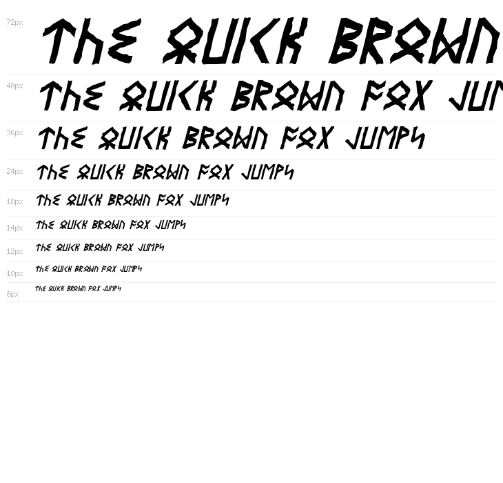 Eyvindr Italic Waterfall