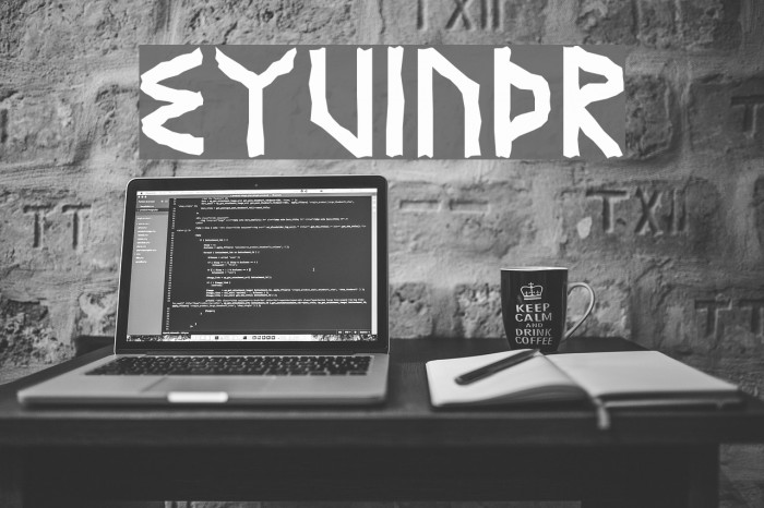 Eyvindr Font examples