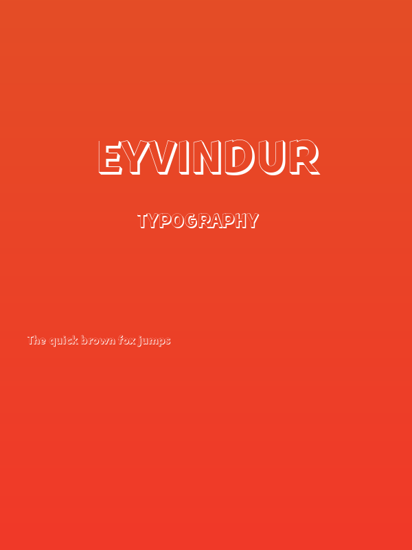 Eyvindur Poster