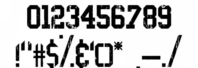 EZ Sharpz Font OTHER CHARS