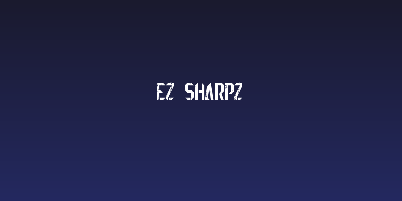 EZ Sharpz Social Header