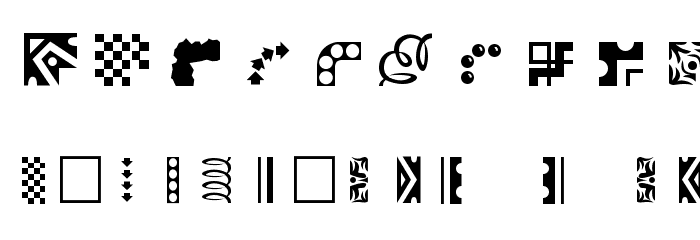 EZBorder Font OTHER CHARS