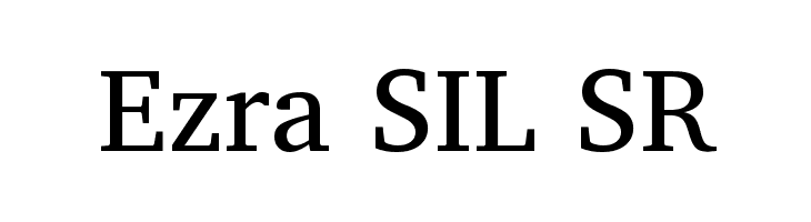 Ezra SIL SR Font