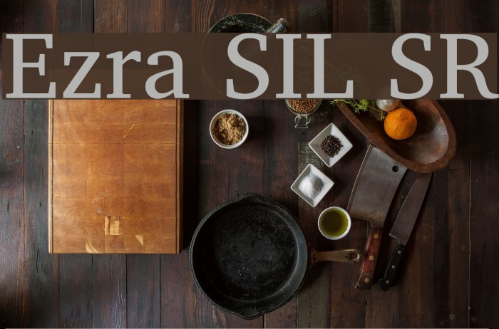Ezra SIL SR Font examples