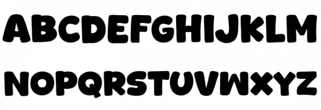 Ezydraw Schriftart Groß