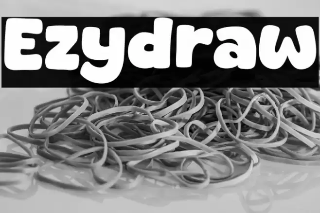 Ezydraw フォント examples