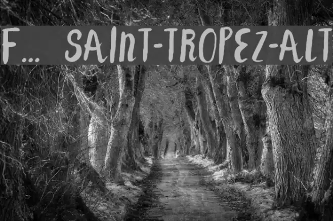 F... SAINT-TROPEZ-ALT خط examples