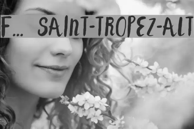 F... SAINT-TROPEZ-ALT خط examples