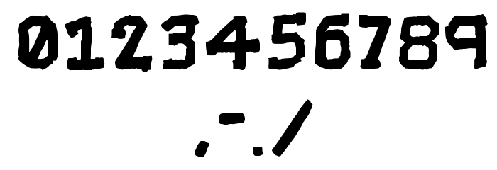F... VERMONT Font OTHER CHARS