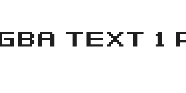 F-Zero GBA Text 1 Regular Logo